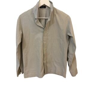 Eskandar Button Down Gingham Relaxed Button Shirt Women's